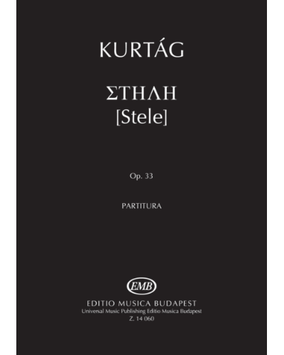 Stele, op. 33 — György Kurtág