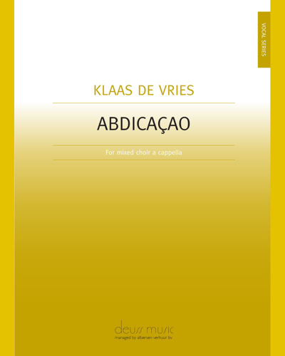 Abdicaçao — Klaas de Vries