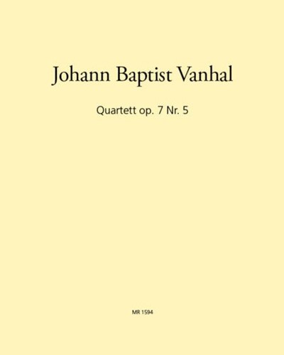 String Quartet No. 5, op. 7 — 万哈尔