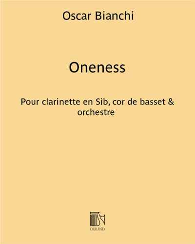 Oneness — Oscar Bianchi