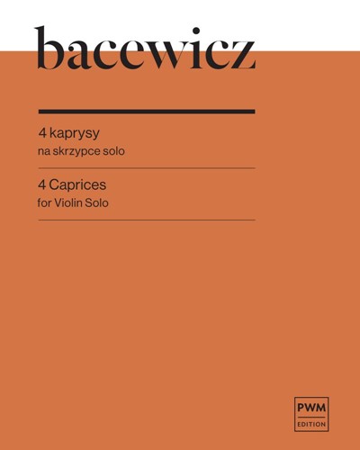 Four Caprices — Grażyna Bacewicz