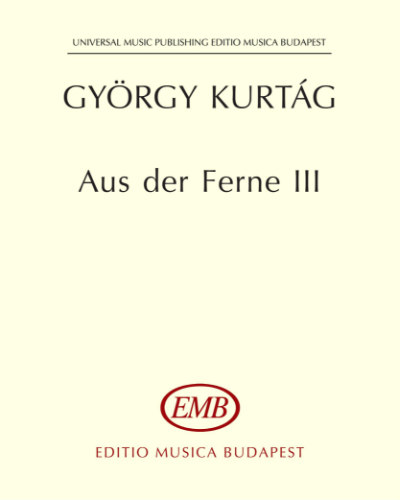 Aus der Ferne III — 库尔塔格