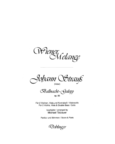 Ballnacht Galopp, op. 86 — 老约翰·施特劳斯