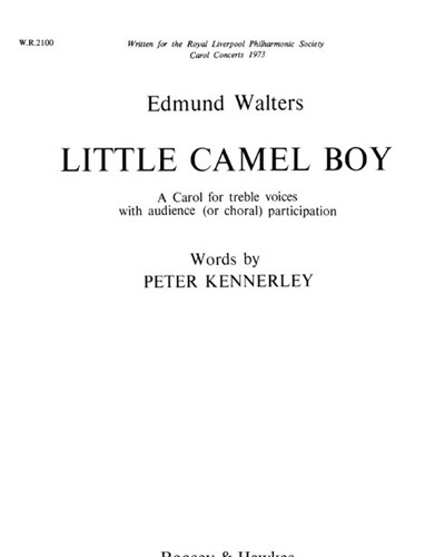 Little Camel Boy — Edmund Walters