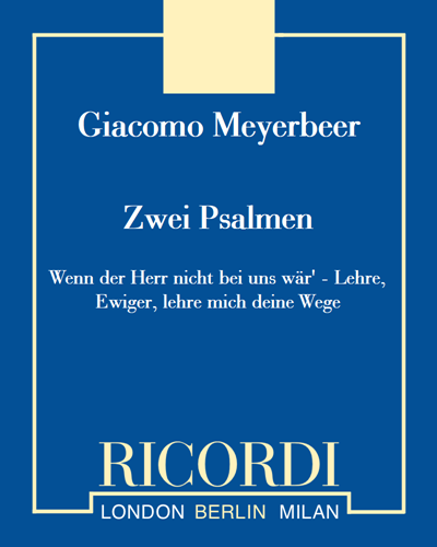 Zwei Psalmen — 梅耶贝尔