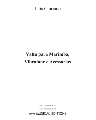 Valsa — Luís Cipriano