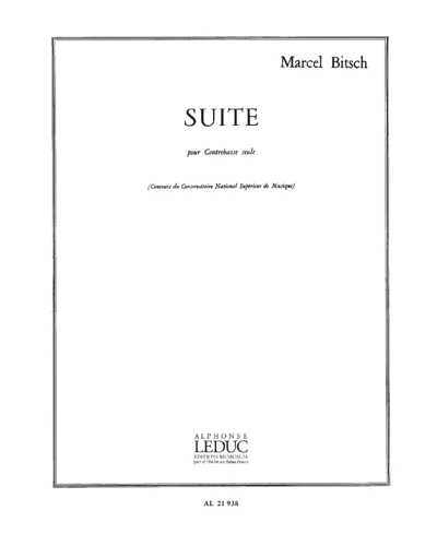 Suite for Solo Double Bass — Marcel Bitsch