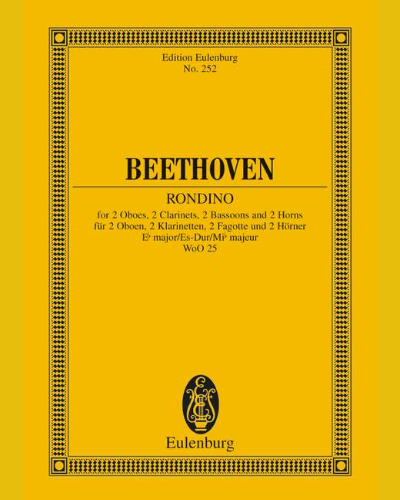 Rondino in E-flat major, op. posth. - WoO 25 — Ludwig van Beethoven