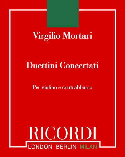Duettini concertati — Virgilio Mortari