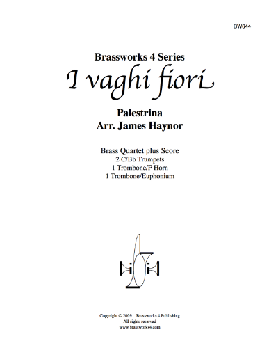 I Vaghi Fiori — Giovanni Pierluigi da Palestrina