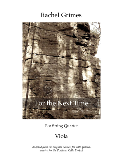 For the Next Time — Rachel Grimes
