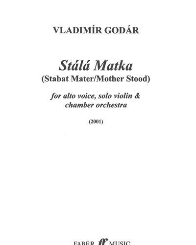 Stabat Mater (Stálá Matka) — Vladimír Godár