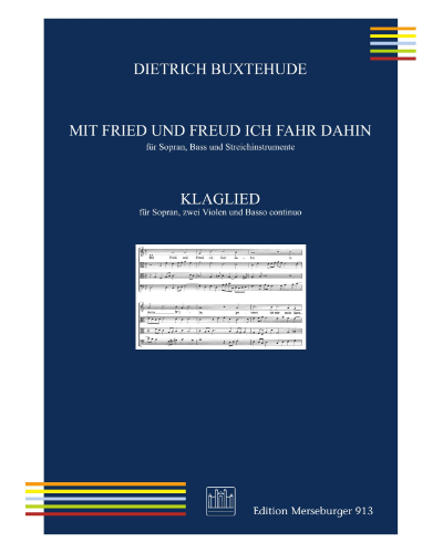 Mit Fried und Freud ich fahr dahin. Klaglied — 布克斯特胡德
