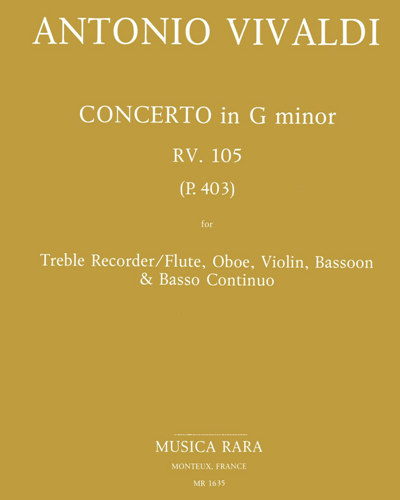 Concerto in G minor, RV 105 — 维瓦尔第