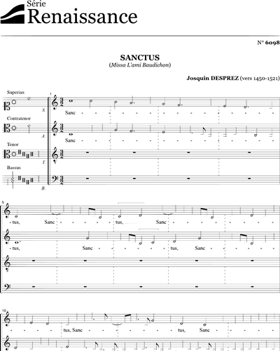 Sanctus - Desprez — 若斯坎