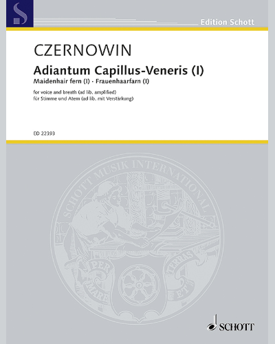 Adiantum Capillus-Veneris I (Maidenhair fern I) — Chaya Czernowin