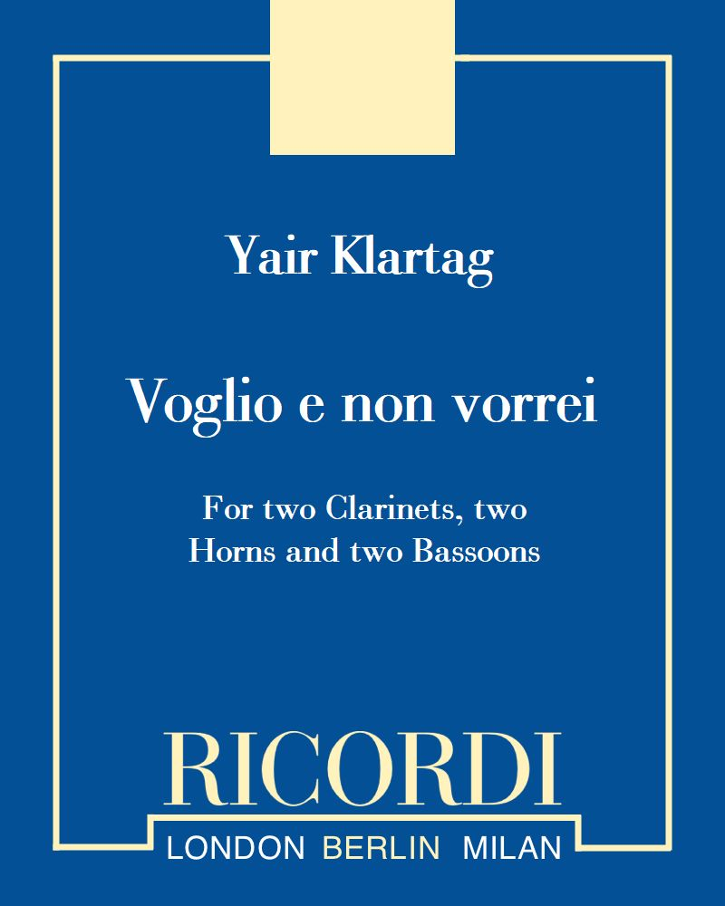 Voglio e non vorrei — Yair Klartag