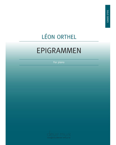 Epigrammen, op. 17 — Léon Orthel