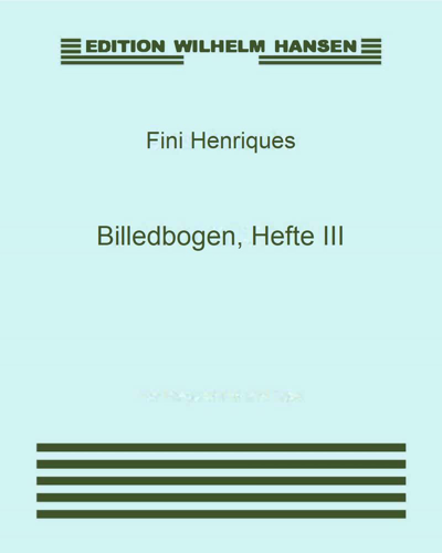 Billedbogen, Hefte III — Fini Henriques