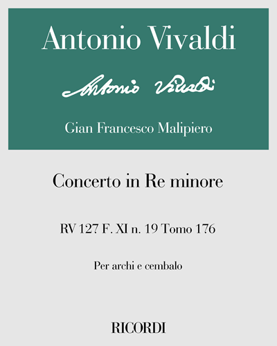 Concerto in D minor, RV 127, F. XI no. 19 — Antonio Vivaldi