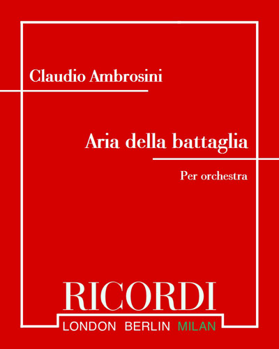 Aria della battaglia — Claudio Ambrosini