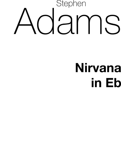 Nirvana (in E-flat major) — Stephen Adams