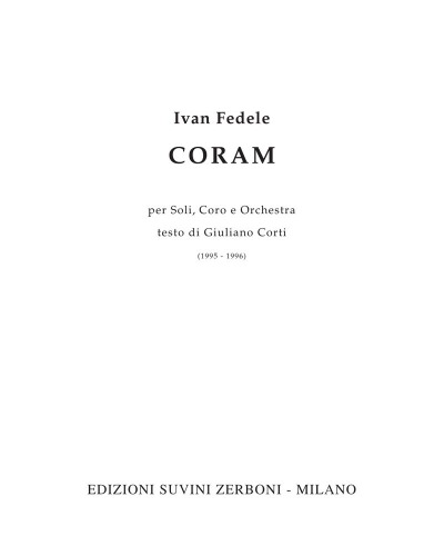 Coram — Ivan Fedele