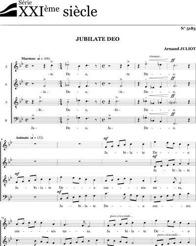 Jubilate Deo - Juliot — Arnaud Juliot