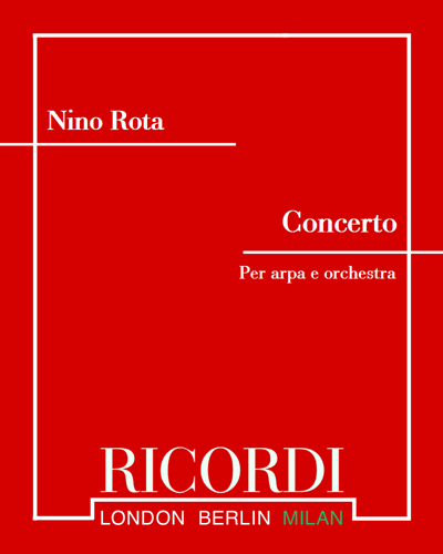 Concerto for Harp and Orchestra — 尼诺·罗塔