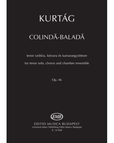 Colindă Baladă, op. 46 — 库尔塔格