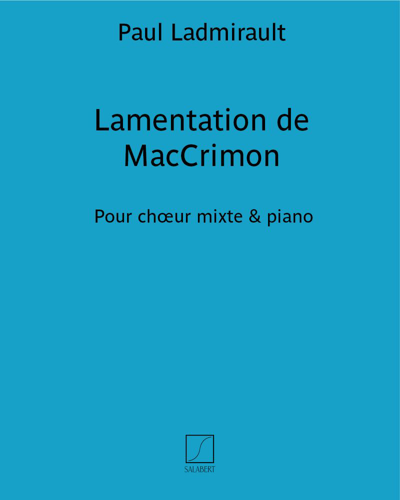 Lamentation de MacCrimon (Extract No. 5 from 'Scottish Songs') — Paul Ladmirault