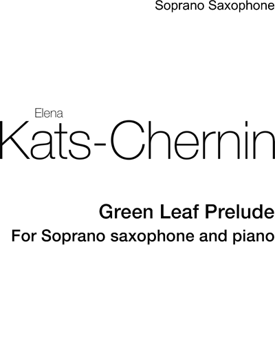 Green Leaf Prelude — Elena Kats-Chernin