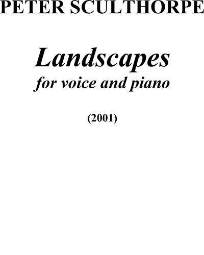 Landscapes, op. 305 — 彼得·斯克尔索普