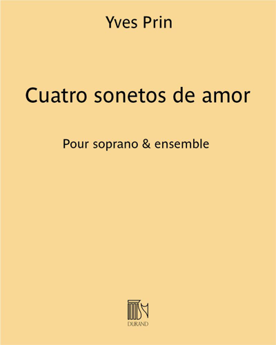 Cuatro sonetos de amor — Yves Prin