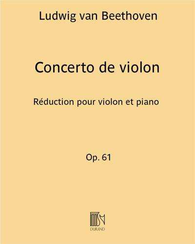 Violin Concerto, op. 61 — 贝多芬