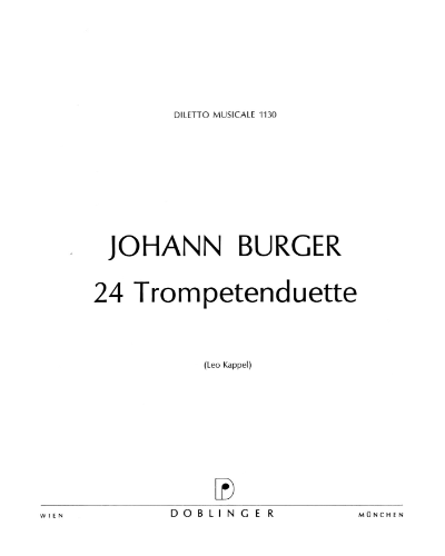 24 Duets — Johann Burger