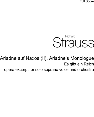 Ariadne auf Naxos (II). Ariadne's Monologue — 理查德·施特劳斯