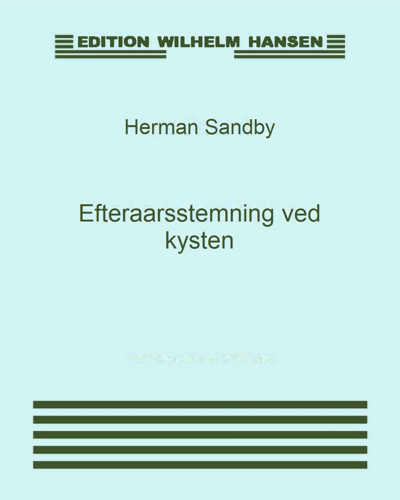 Efteraarsstemning ved kysten — Herman Sandby