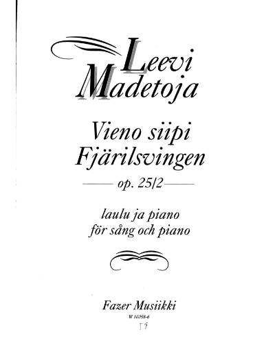 Fjärilsvingen, op. 25/2 — 莱维·马代托亚