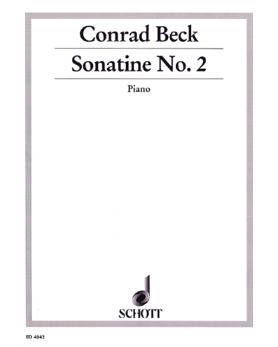Sonatina No. 2 — Conrad Beck
