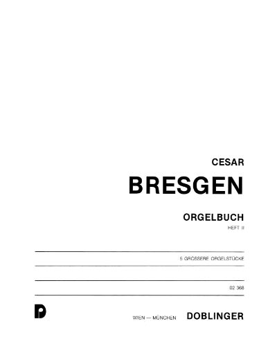 Organ Book II — Cesar Bresgen