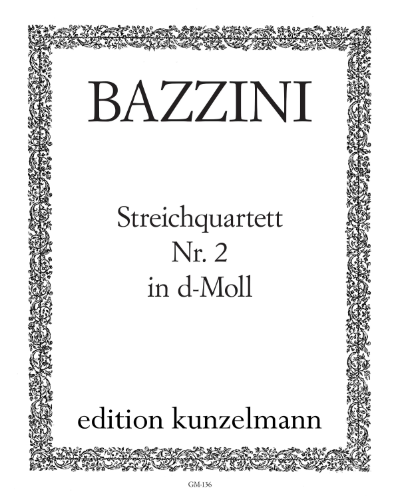 String Quartet No. 2 — Antonio Bazzini