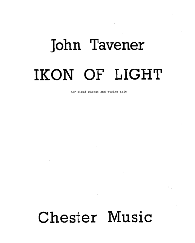 Ikon of Light — 约翰·塔文纳