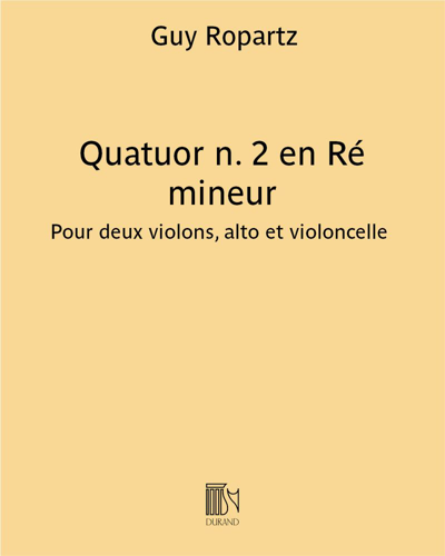 String Quartet No. 2 in D minor — 罗帕茨