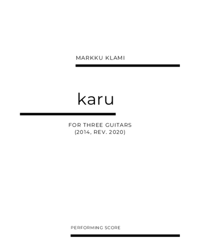 karu — Markku Klami