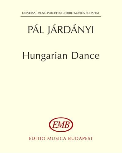 Hungarian Dance — Pál Járdányi