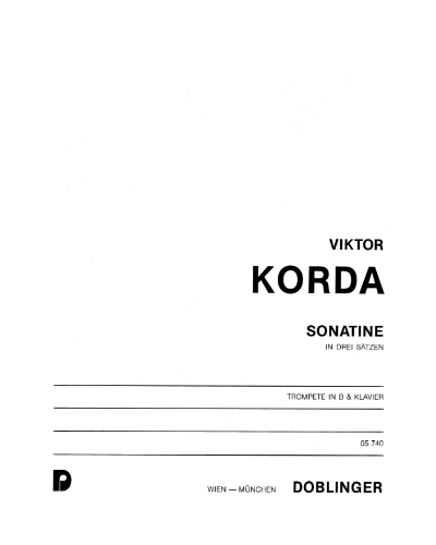 Sonatine — Viktor Korda