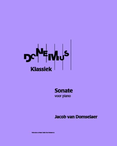 Sonata (1924) — Jacob van Domselaer