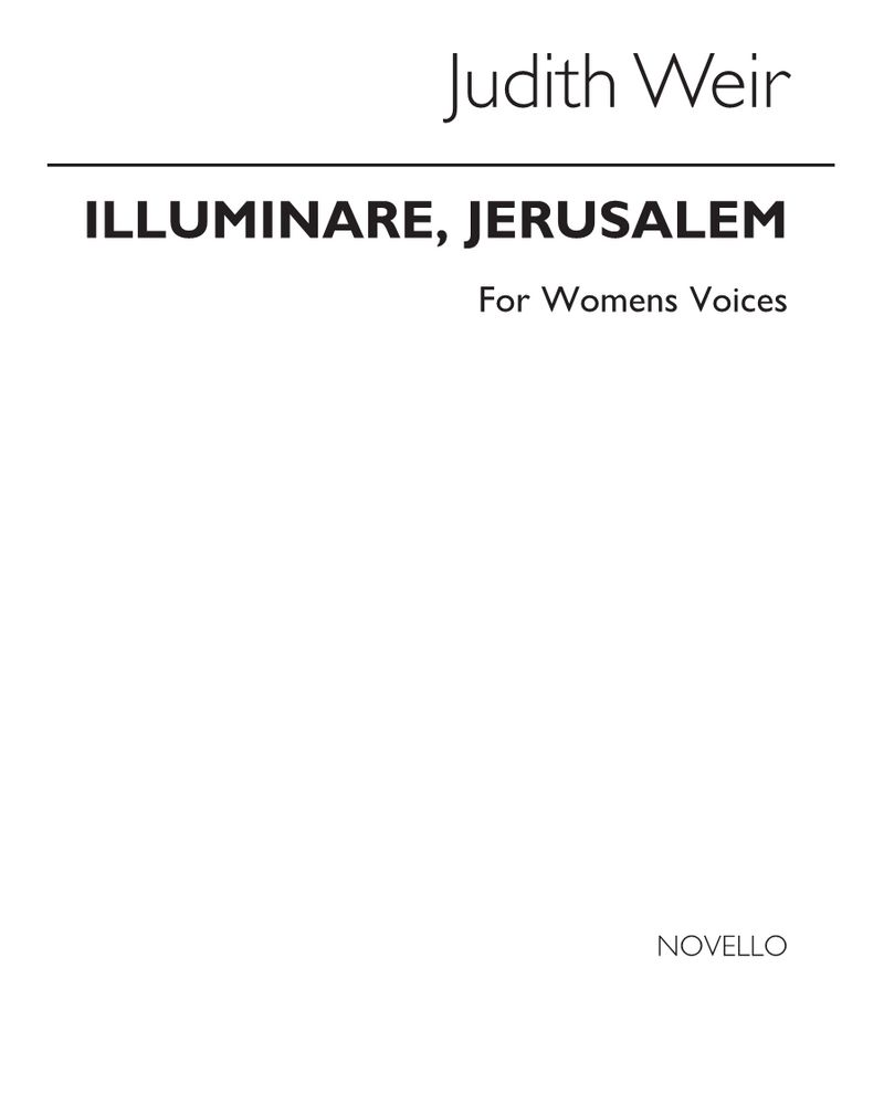 Illuminare, Jerusalem — 朱迪思·韦尔