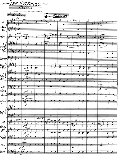 Les Sylphides — 肖邦